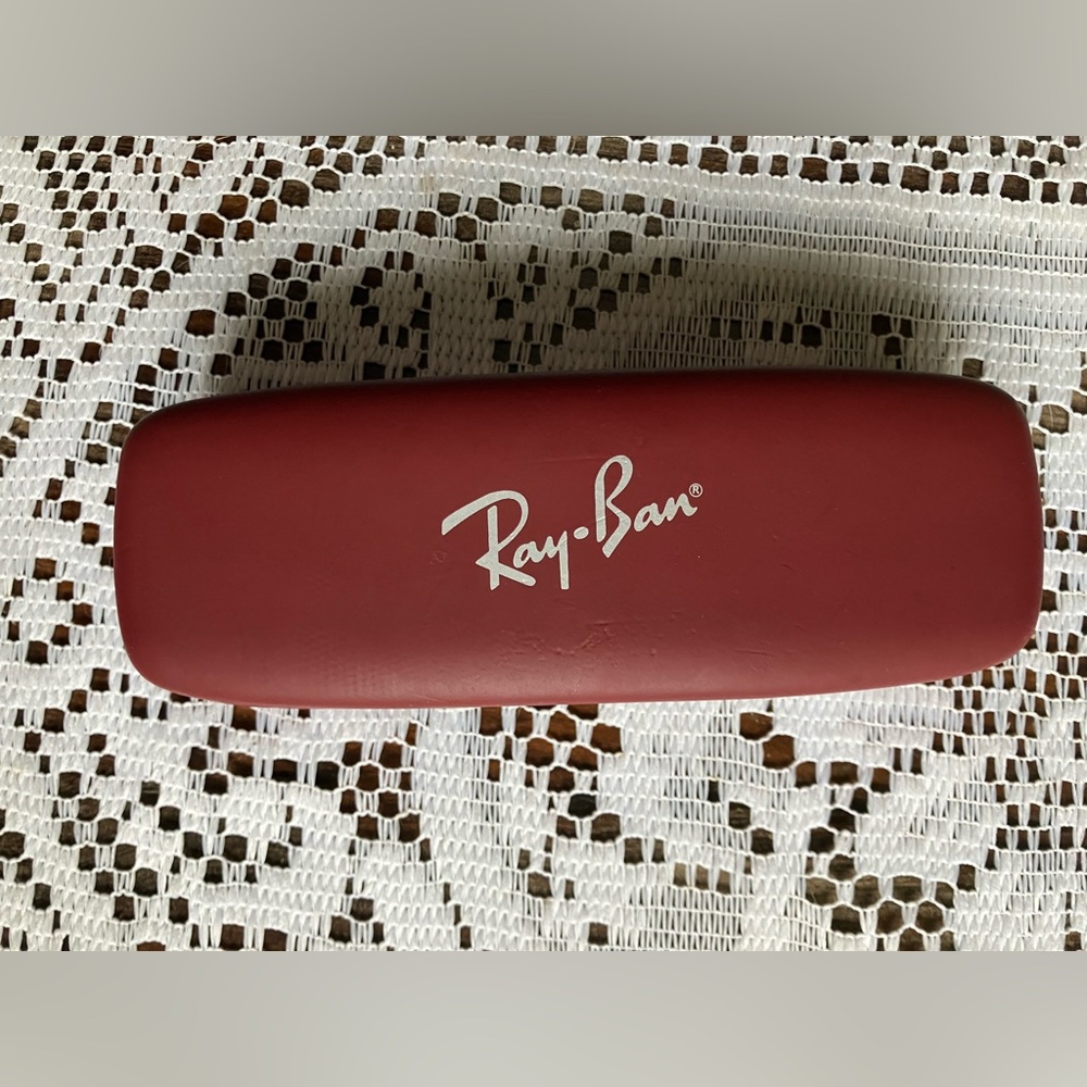 Ray-Ban Red Eyeglass Case